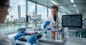 Aktuelle Zahlen zu Roche, Novartis und Lonza 2026 in Basel. Erfahren Sie alles &uuml;ber Umsatz, Mitarbeitende und die wirtschaftliche Bedeutung der Region.