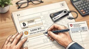 Kryptow&auml;hrungen in Basel-Stadt 2026 versteuern: Erfahren Sie alles zu ESTV-Kursen, Verm&ouml;genssteuer auf Bitcoin und Wallet-Nachweisen. Jetzt korrekt deklarieren und Bussen vermeiden!