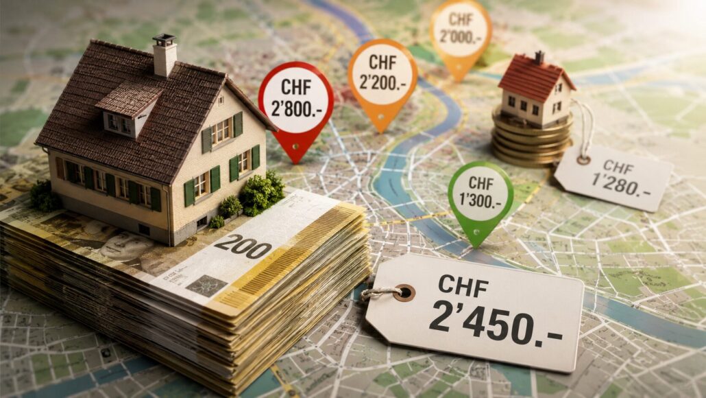 Mieten in Basel Schweiz steigen weiter. Welche Quartiere 2026 besonders teuer sind, wo Wohnungen noch bezahlbar bleiben und wie hoch die realen Mietpreise aktuell liegen.