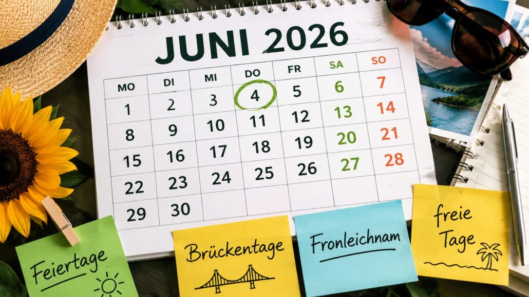Feiertage Schweiz Juni 2026: Alle Daten, Fronleichnam, kantonale Unterschiede, Ladenöffnungszeiten, Verkehr, Züge, Shopping, Grenzverkehr und arbeitsfreie Tage im Überblic.