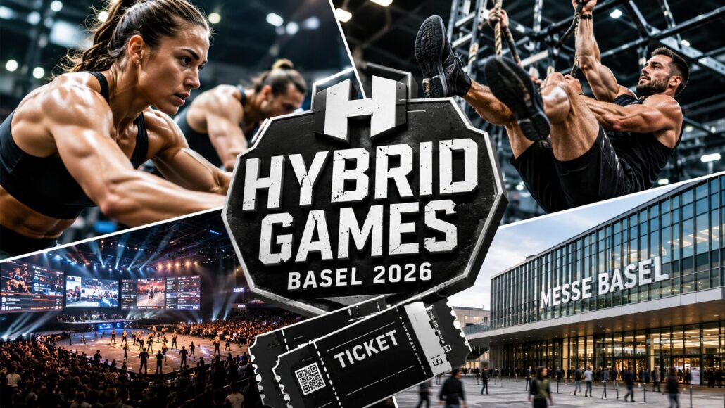 Hybrid Games Basel 2026 findet am 30. und 31. Mai in der Messe Basel statt. Alle Infos zu Tickets, Kategorien, Zeitplan, HealthEXPO, Athleten und Besuchern.