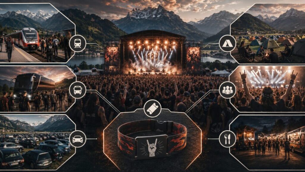 Greenfield Festival 2026 vom 11. bis 13. Juni in Interlaken: Sabaton, Volbeat und Bad Omens als Headliner, 37 Bands, Anreise ab Basel in 1:41 Std. Alle Infos zu Tickets, Shuttle und Camping. 