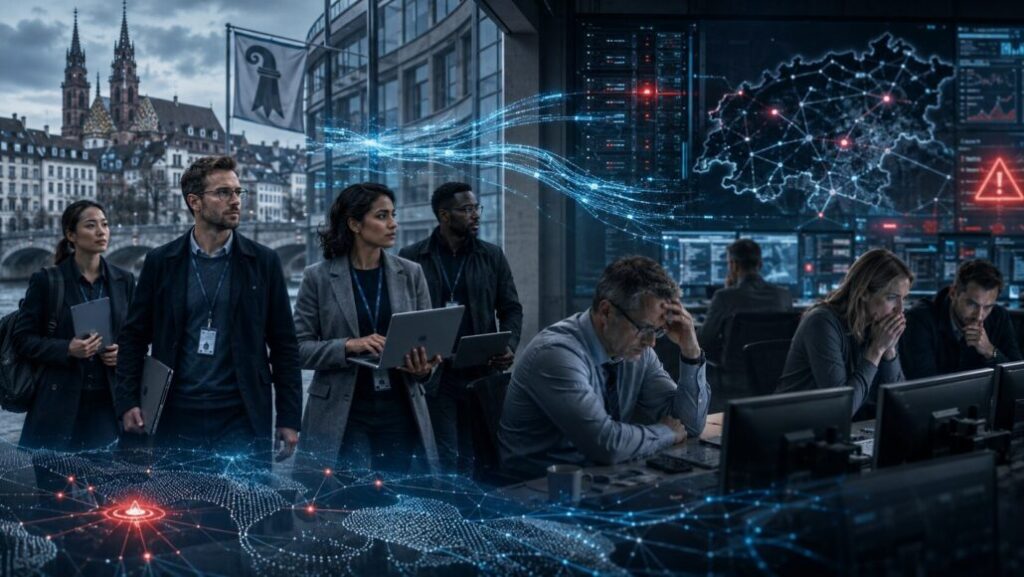 Externe IT-Spezialisten in Basel-Stadt: Nach dem Hackerangriff vom Januar 2023 wächst 2025 der Druck auf den Kanton — 172 externe Fachkräfte, Know-how-Lücken und Cyberrisiken.