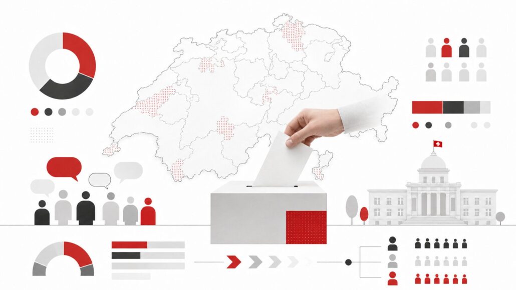 Abstimmung Schweiz am 14. Juni 2026: aktuelle Resultate zur 10-Millionen-Initiative, Zivildienstgesetz, Hochrechnung, Kantone, Aargau und Folgen f&uuml;r Bund, EU-Beziehungen und Armee heute im &Uuml;berblick.