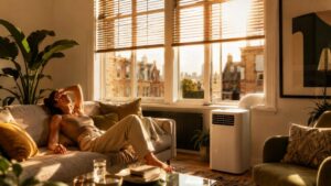 Klimaanlage Basel: Kosten, Regeln, mobile Klimager&auml;te, Split-Anlagen, Mietwohnung, Baubewilligung, K&auml;ltemittel-Fachbewilligung, Modelle, Preise und Hitzetipps f&uuml;r Wohnungen.