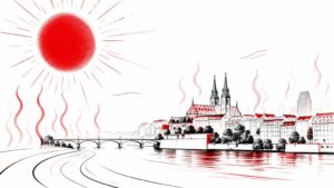 Basel bleibt ab 24. Juni 2026 in einer massiven Hitzewelle. MeteoSchweiz und Wetter Schweiz zeigen bis zum Wochenende bis zu 39 Grad, Tropennächte und hohe Belastung für Alltag und Gesundheit.
