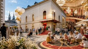Stadtcasino Basel feiert heute, Sonntag 14. Juni 2026, den Abschluss des 200-Jahr-Jubil&auml;ums: Kurzkonzerte, F&uuml;hrungen und Spiel-Nachmittag mit dem Grand Casino Basel, 10&ndash;18 Uhr am Barf&uuml;sserplatz.