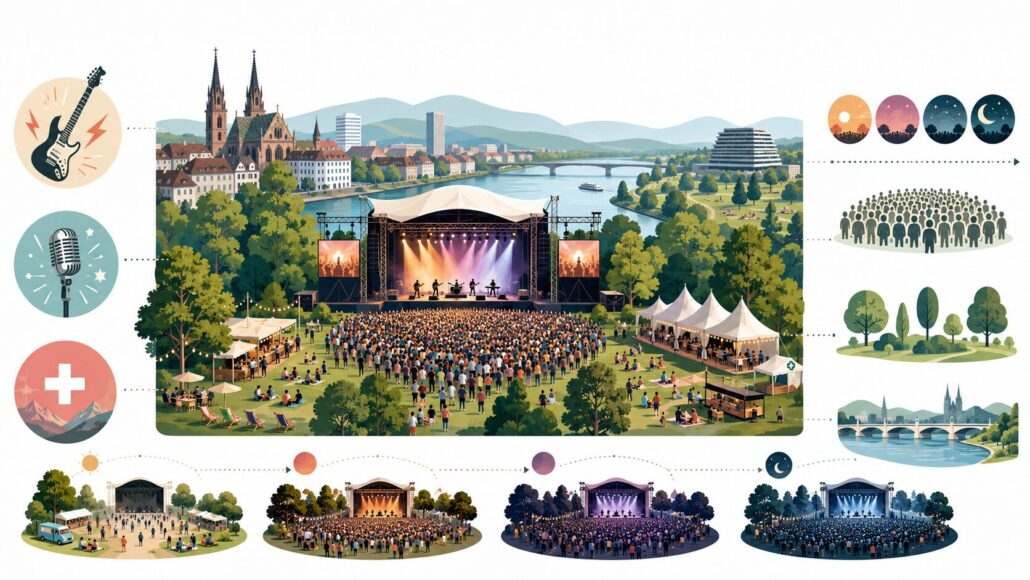 Summerstage Festival Basel 2026 vom 25.–28. Juni im Park im Grünen: Headliner Uriah Heep, Manfred Mann's Earth Band & Trauffer. Alle Infos zu Line-up, Tickets, Anreise und Programm auf baselpost.ch.