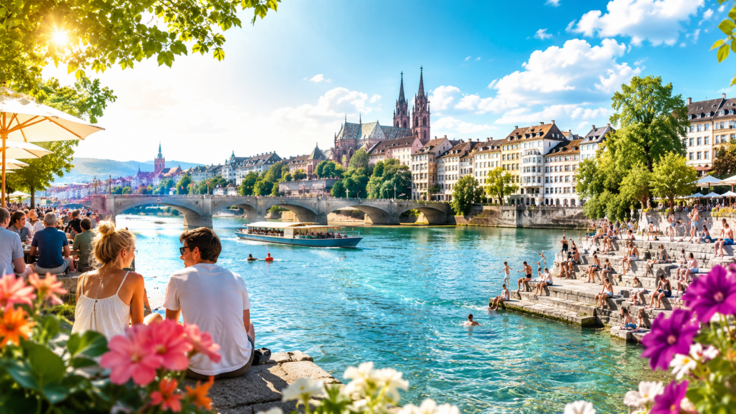 Wochenende Basel 15./16. August 2026: Allianz Cinema am Münsterplatz, Nachklang von Em Bebbi sy Jazz, Rheinschwimmen, Museen und Ausflüge. Alle Events, Preise, Adressen und ÖV-Tipps auf einen Blick.