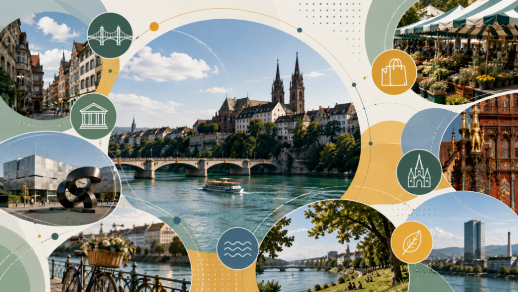 Basel am Wochenende 29./30. August 2026: Kunsttage Basel, Super Saturday, Theaterfestival, Rheinschwimmen, Flohmarkt am Petersplatz – Events, Zeiten, Preise und Tipps.
